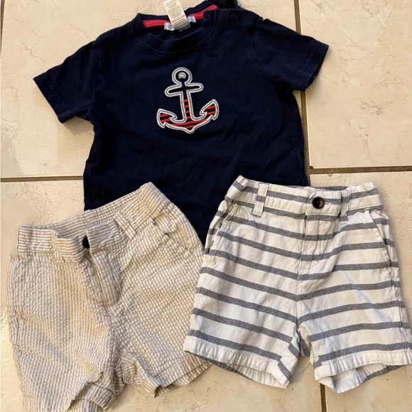 Janie and Jack Other - Janie and Jack 12-18 Month Bundle. Two shorts and Shirt EUC